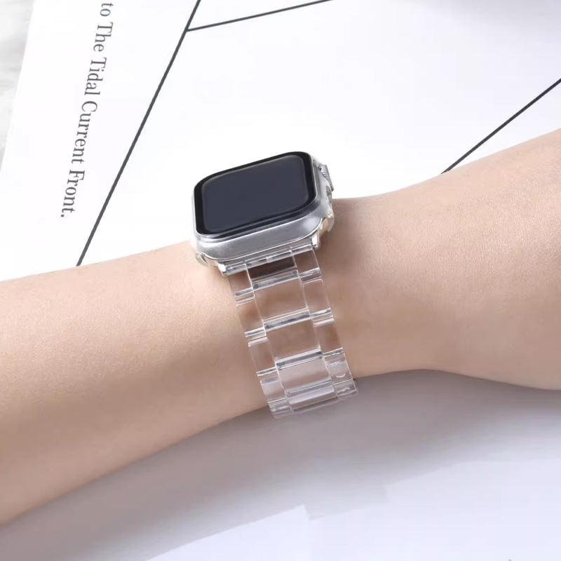 Geneva-Transparent-Apple Watch Band