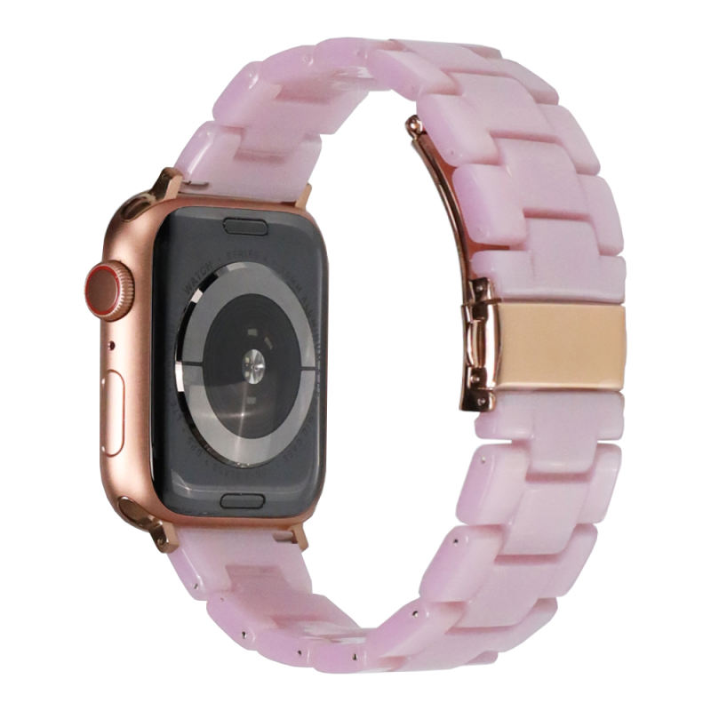 Geneva-Frosted Pink-Apple Watch Band