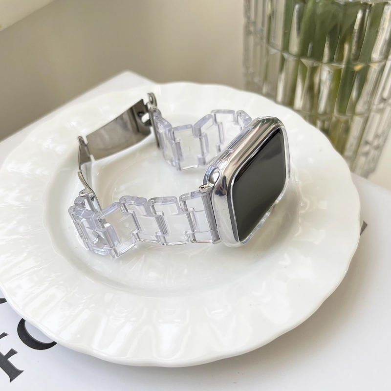 Geneva-Transparent-Apple Watch Band