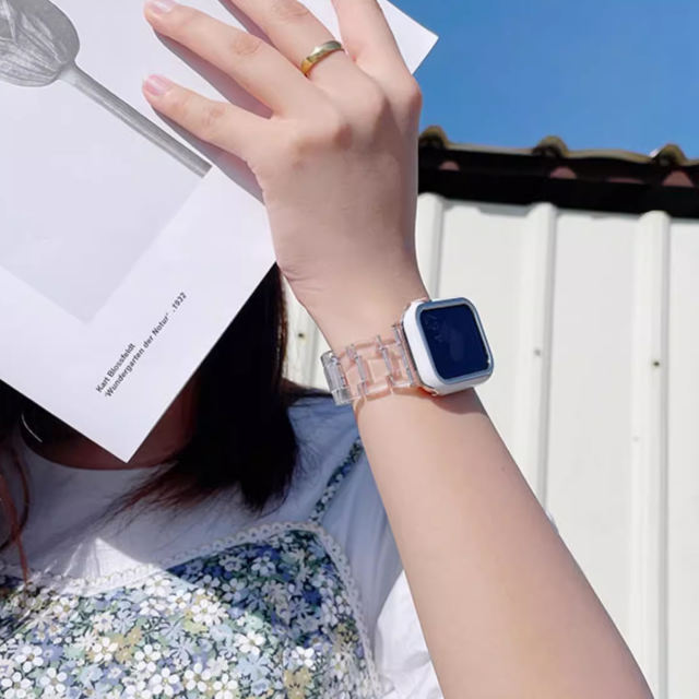 Geneva-Transparent-Apple Watch Band