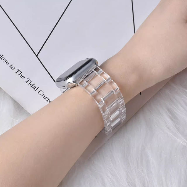 Geneva-Transparent-Apple Watch Band