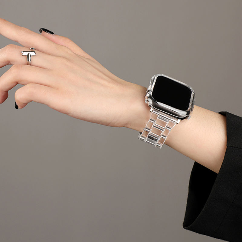 Geneva-Transparent-Apple Watch Band
