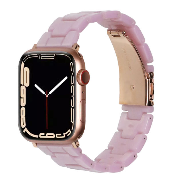 Geneva-Frosted Pink-Apple Watch Band