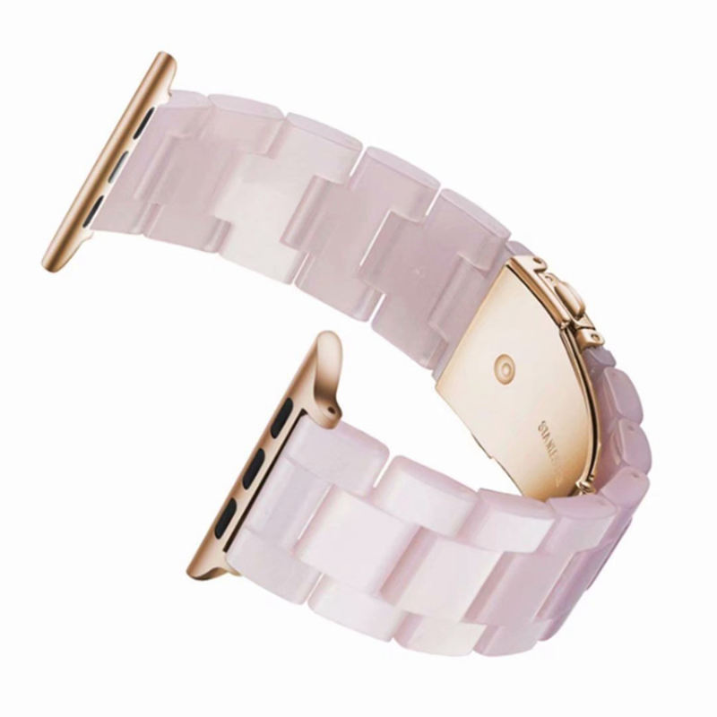 Geneva-Frosted Pink-Apple Watch Band