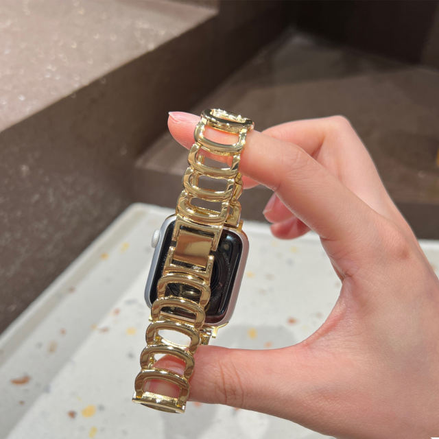 Aura Bangle-Gold-Apple Watch Band