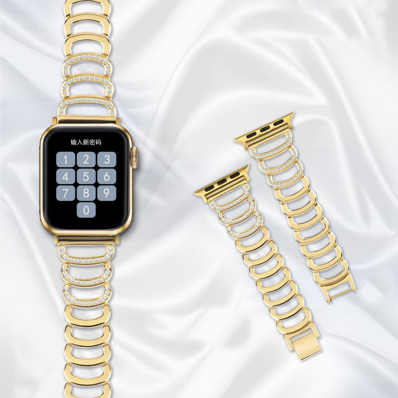Aura Bangle-Gold-Apple Watch Band
