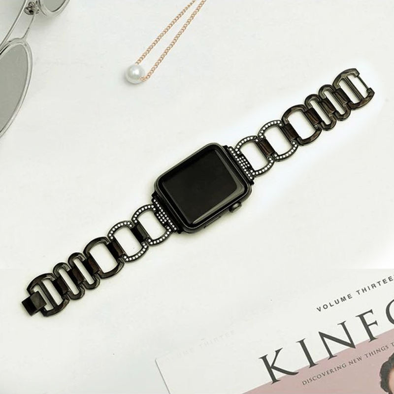 Casablanca Bangle-Black-Apple Watch Band