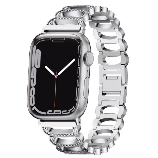 Aura Bangle-Silver-Apple Watch Band