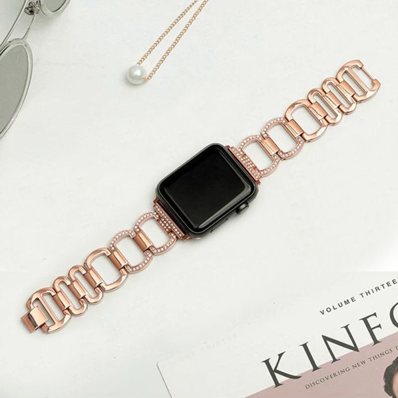 Casablanca Bangle-Vintage Rose Gold-Apple Watch Band