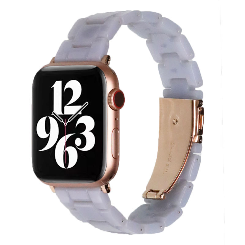 Geneva-Frosted Blue-Apple Watch Band
