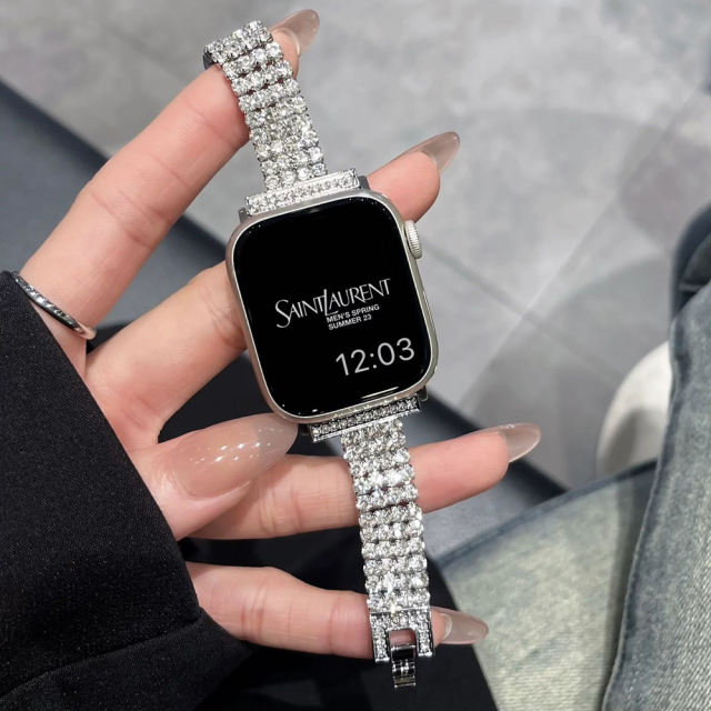 Dubai Bangle-Silver-Apple Watch Band