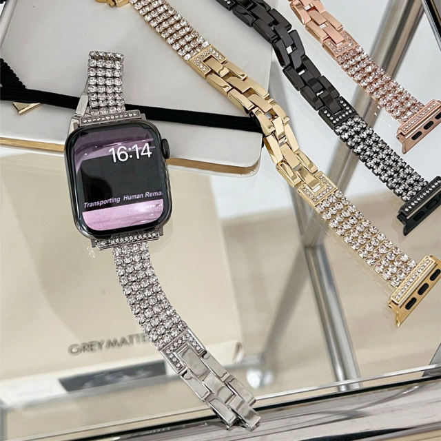 Dubai Bangle-Silver-Apple Watch Band