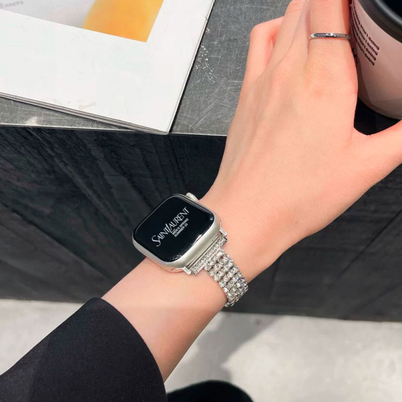 Dubai Bangle-Silver-Apple Watch Band