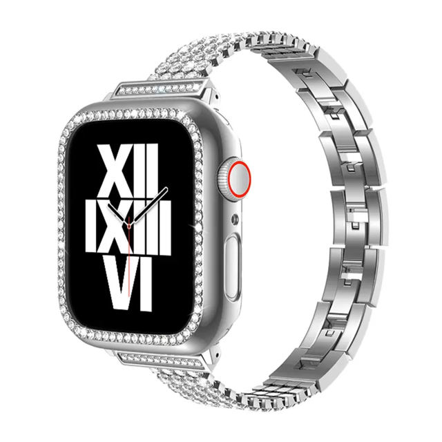 Dubai Bangle-Silver-Apple Watch Band