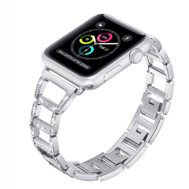 Luxor Bangle-Silver-Apple Watch Band