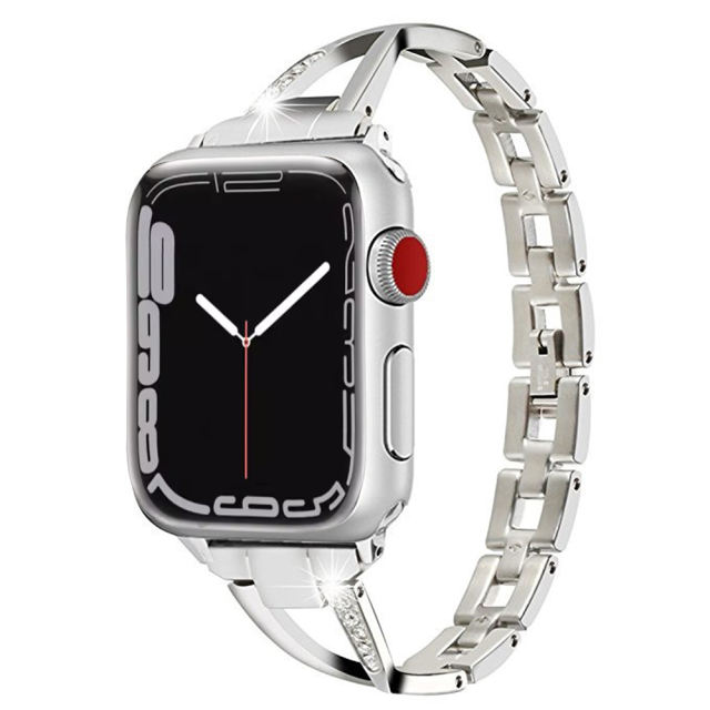 Infinity Bangle-Silver-Apple Watch Band