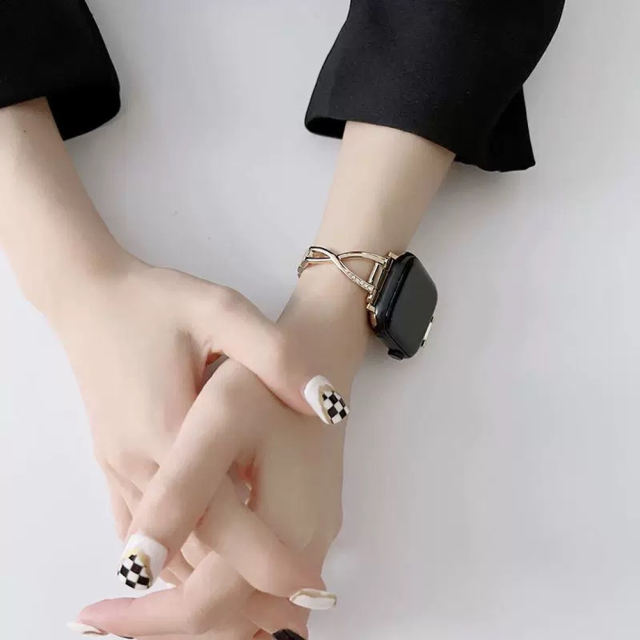 Infinity Bangle-Vintage Gold-Apple Watch Band
