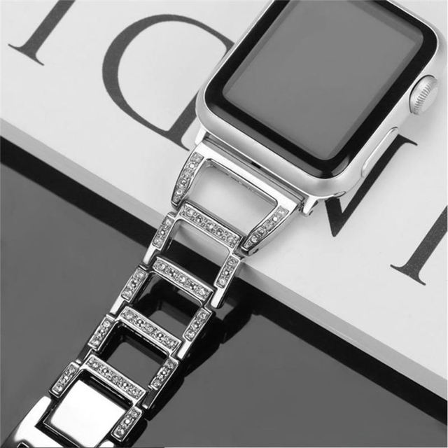 Luxor Bangle-Silver-Apple Watch Band