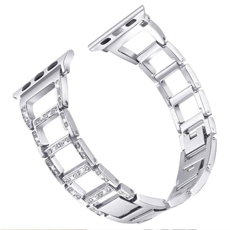 Luxor Bangle-Silver-Apple Watch Band