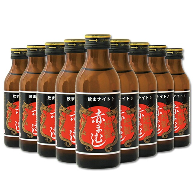 日本 红蝮蛇 强身健体饮料 （日興純製赤まむし）100ml×５瓶