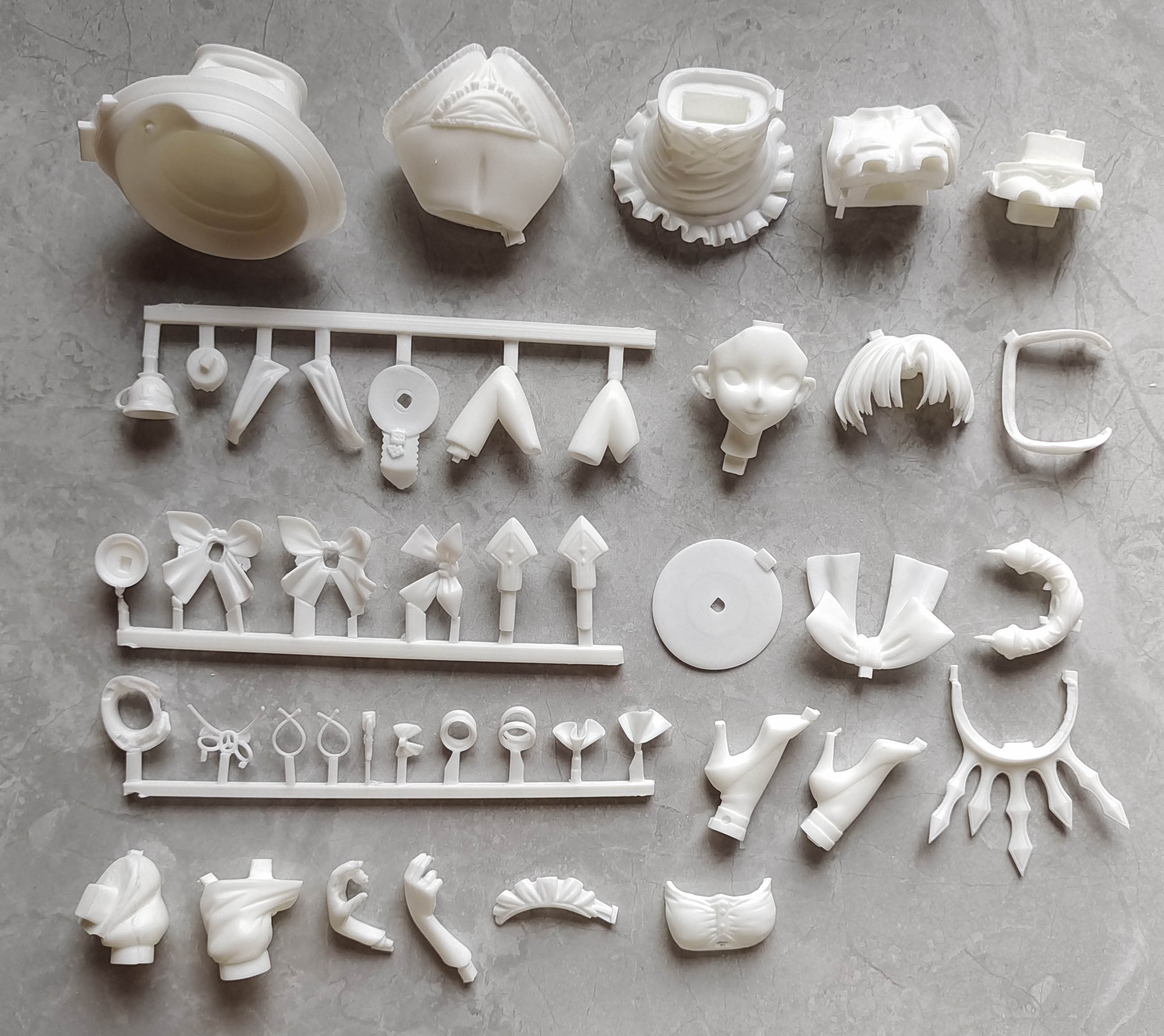 Garage Kit  Hand-made resin white mold Istarin white mold spot