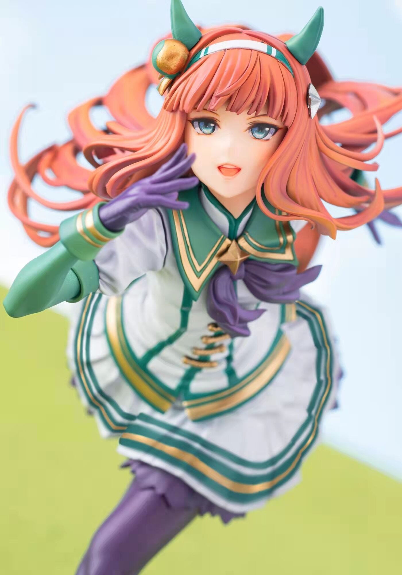 Garage Kit  Figure Resin White Model Horse Girl Pretty Derby Silent Suzuka