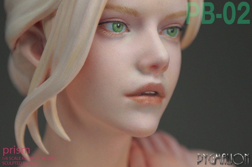 Garage Kit DPBY DACO female bust ratio unknown gk hand-made white model PB-02 blonde sister