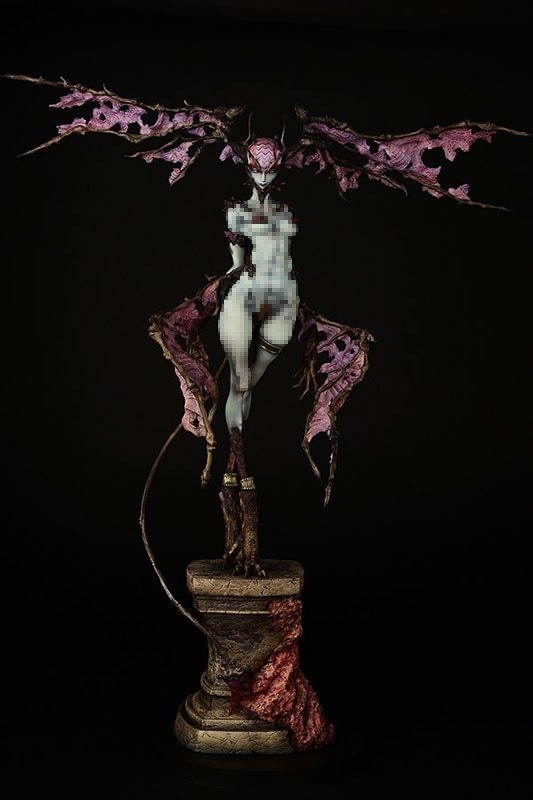 Garage Kit Unpainted Garage Resin Model Kit　The Extreme Devil　Red shadow girl　Resin Figure Kit