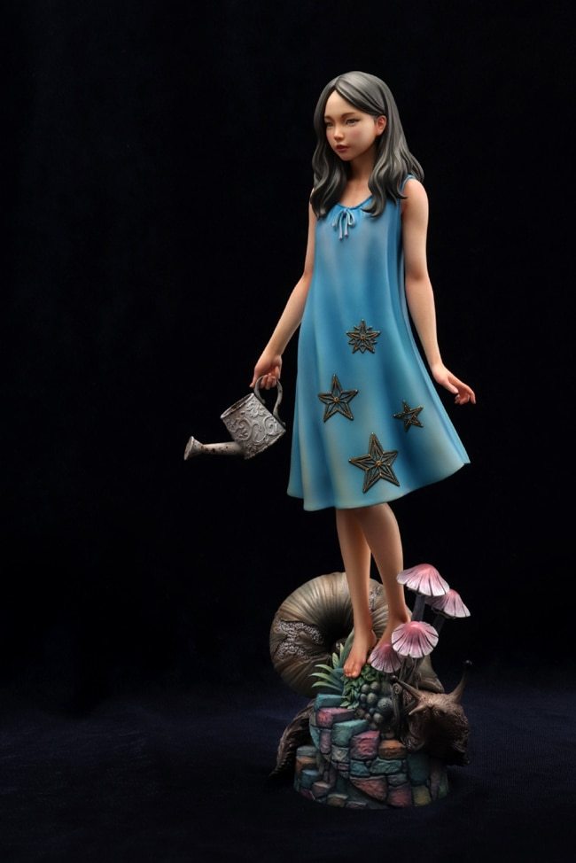 Garage Kit  Hand-made Resin White Mold WF2020 Winter The Garden Awakening White Mold Spot
