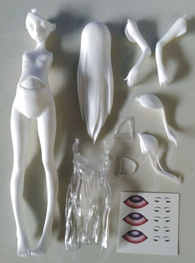 Garage Kit  Resin Figure Kit GK hand do resin die.it WF plant garden  magic girl の die.it spot