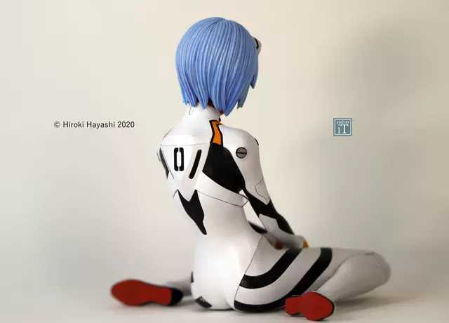 Garage Kit hand-made resin white model Lin Hoji Ayanami white model