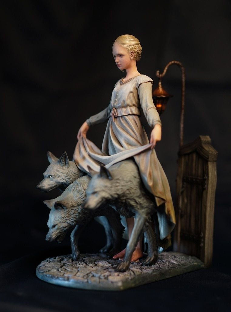 Garage Kit hand do resin die.it wf2021 big Tian luhya female die.it Wolf