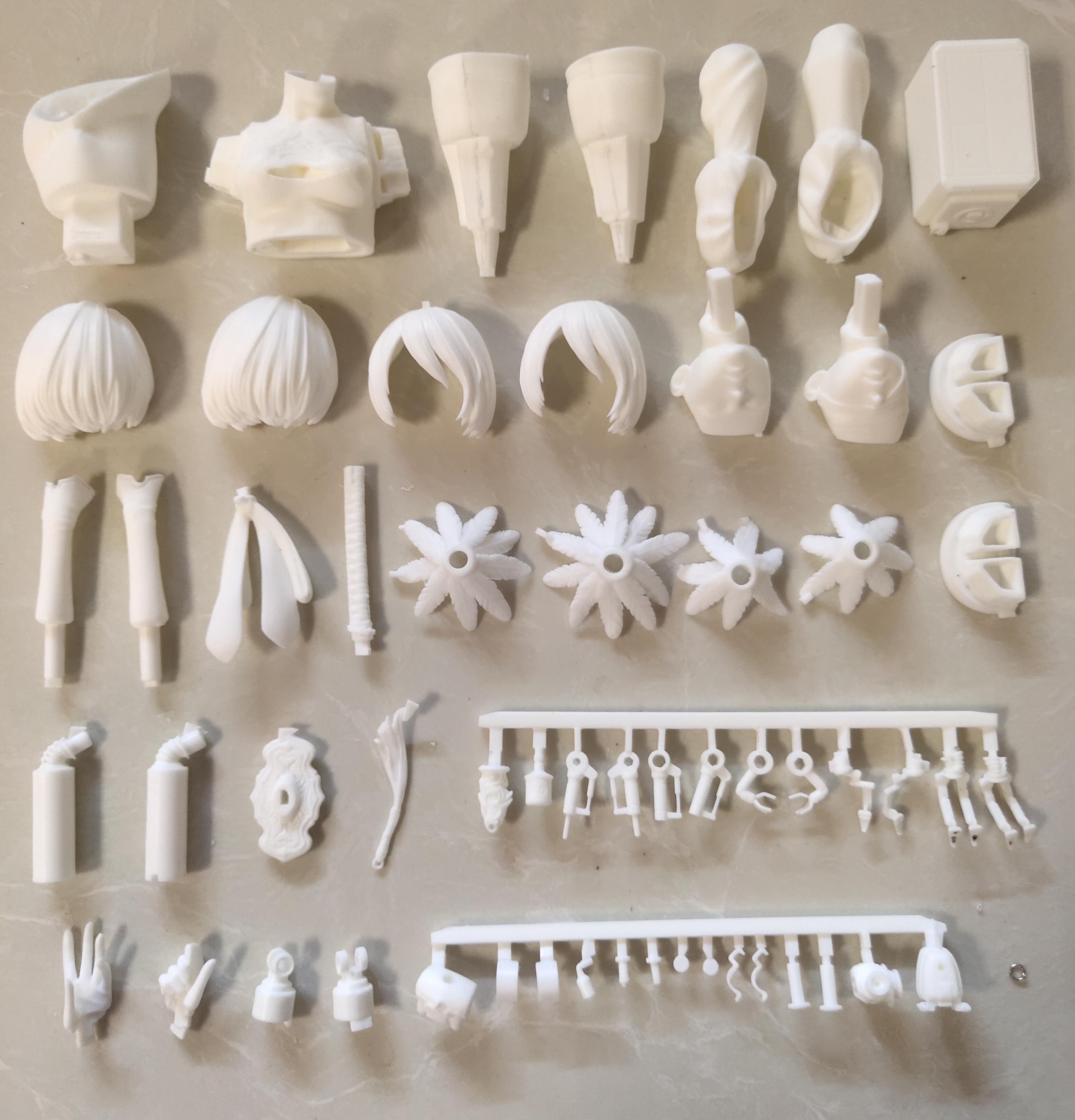 Garage Kit Unpainted Garage Resin Model KitMechanical era yuerha No.2 B type 2B DX version Neil 1/6　Resin Figure Kit