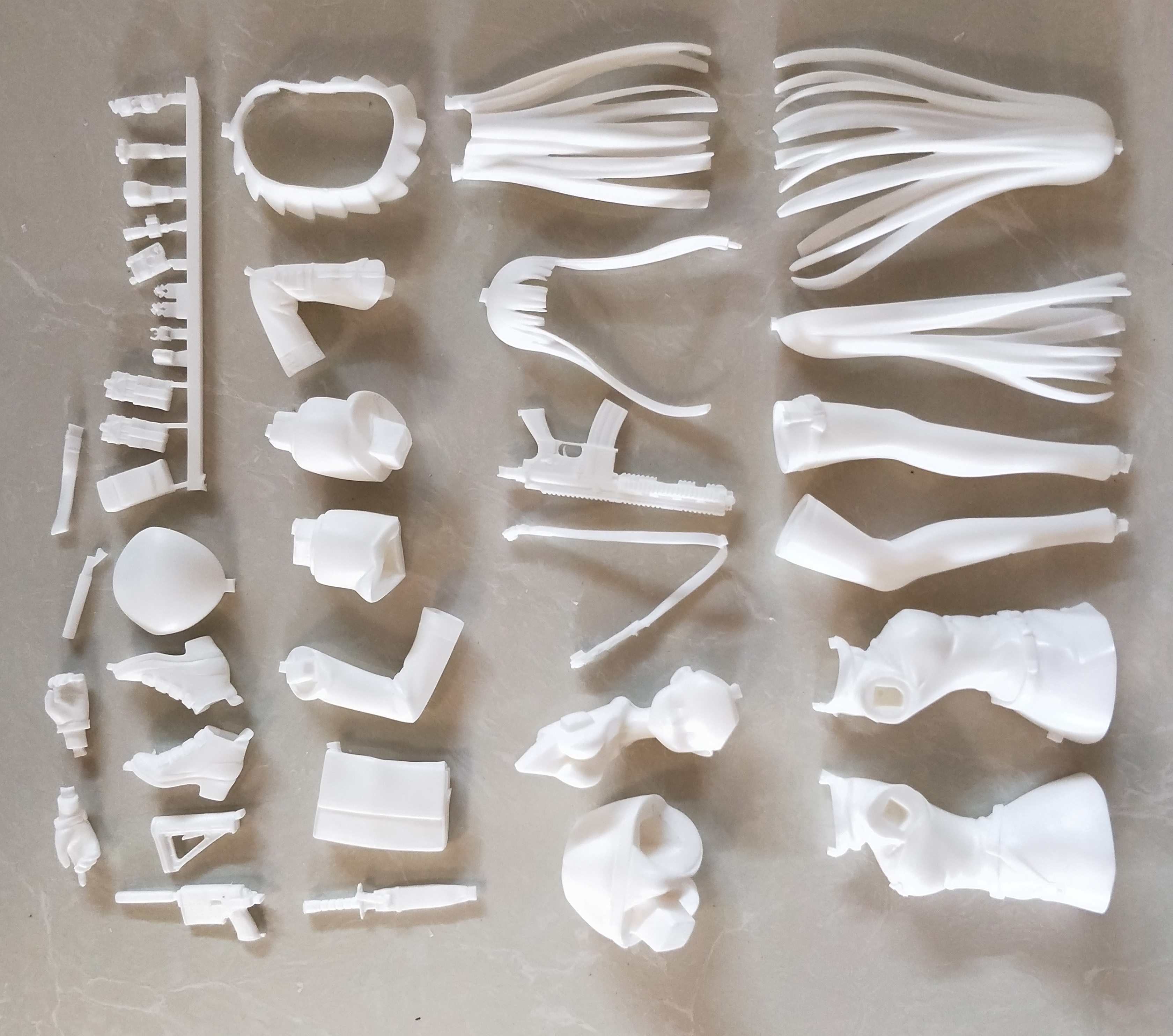 Garage Kit Unpainted Garage Resin Model Kit　1/6　Girl front line HK416　Resin Figure Kit
