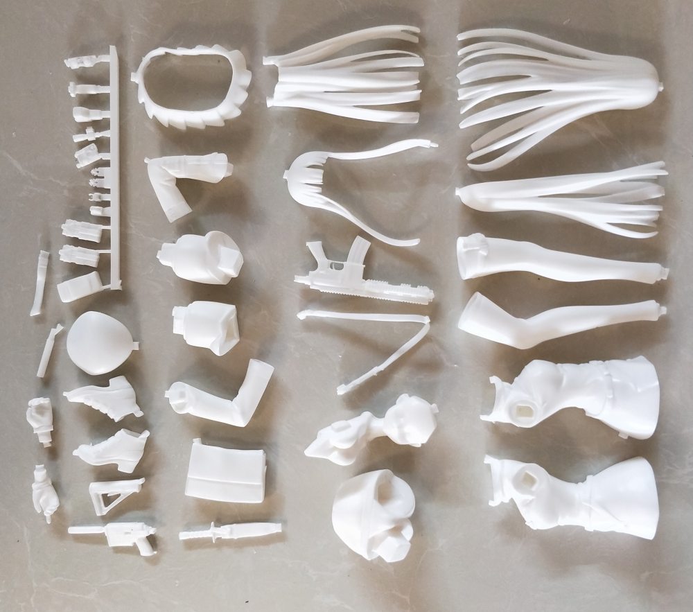 Garage Kit Unpainted Garage Resin Model Kit　1/6　Girl front line HK416　Resin Figure Kit