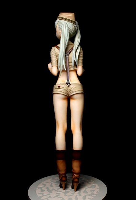 Garage Kit Unpainted Garage Resin Model Kit　1/6　 klondike soil　Resin Figure Kit