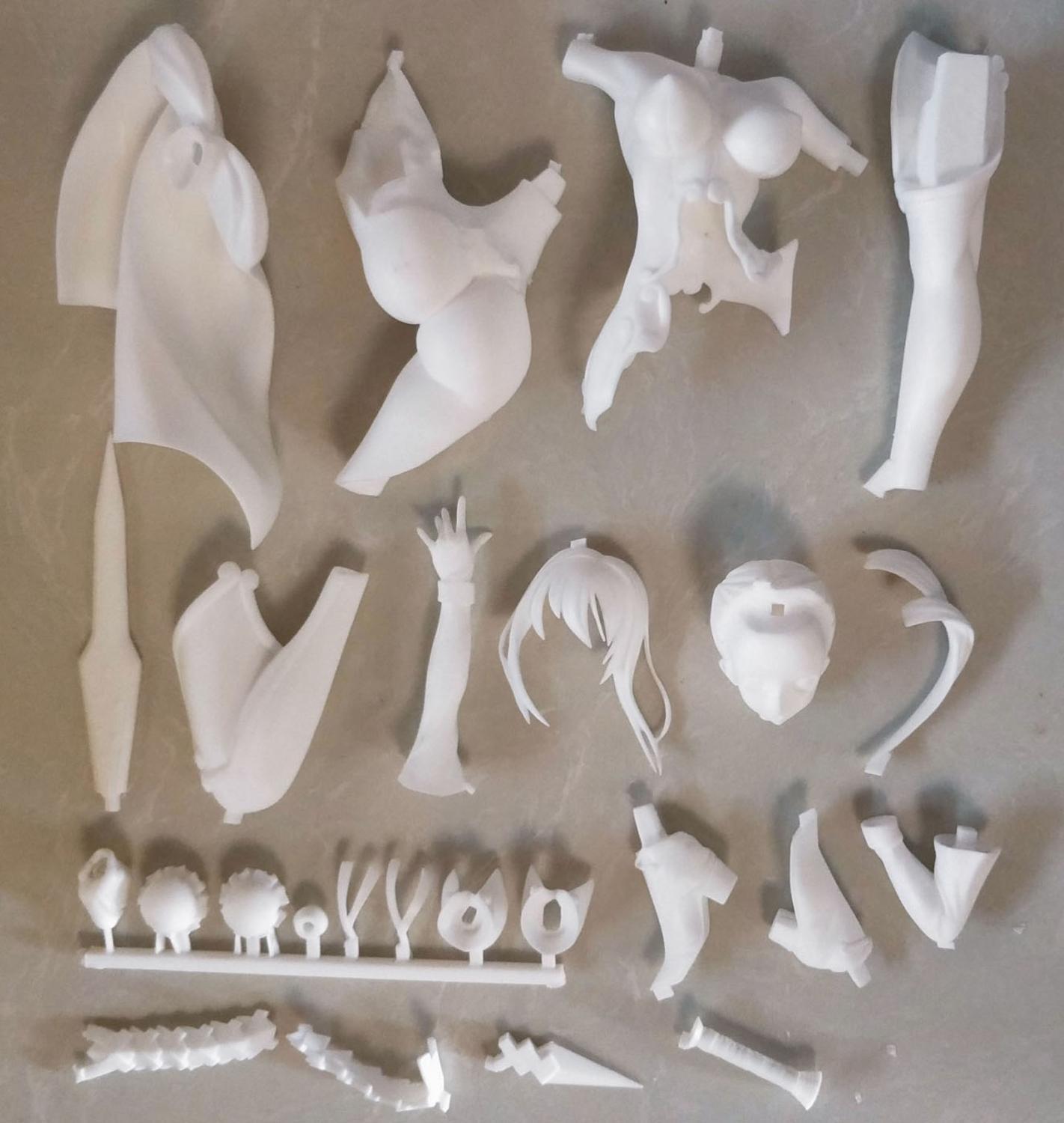 Garage Kit  Resin Figure Kit GK die.it hand do WF2019 summer the story of qin lianyu lancer die.it spot