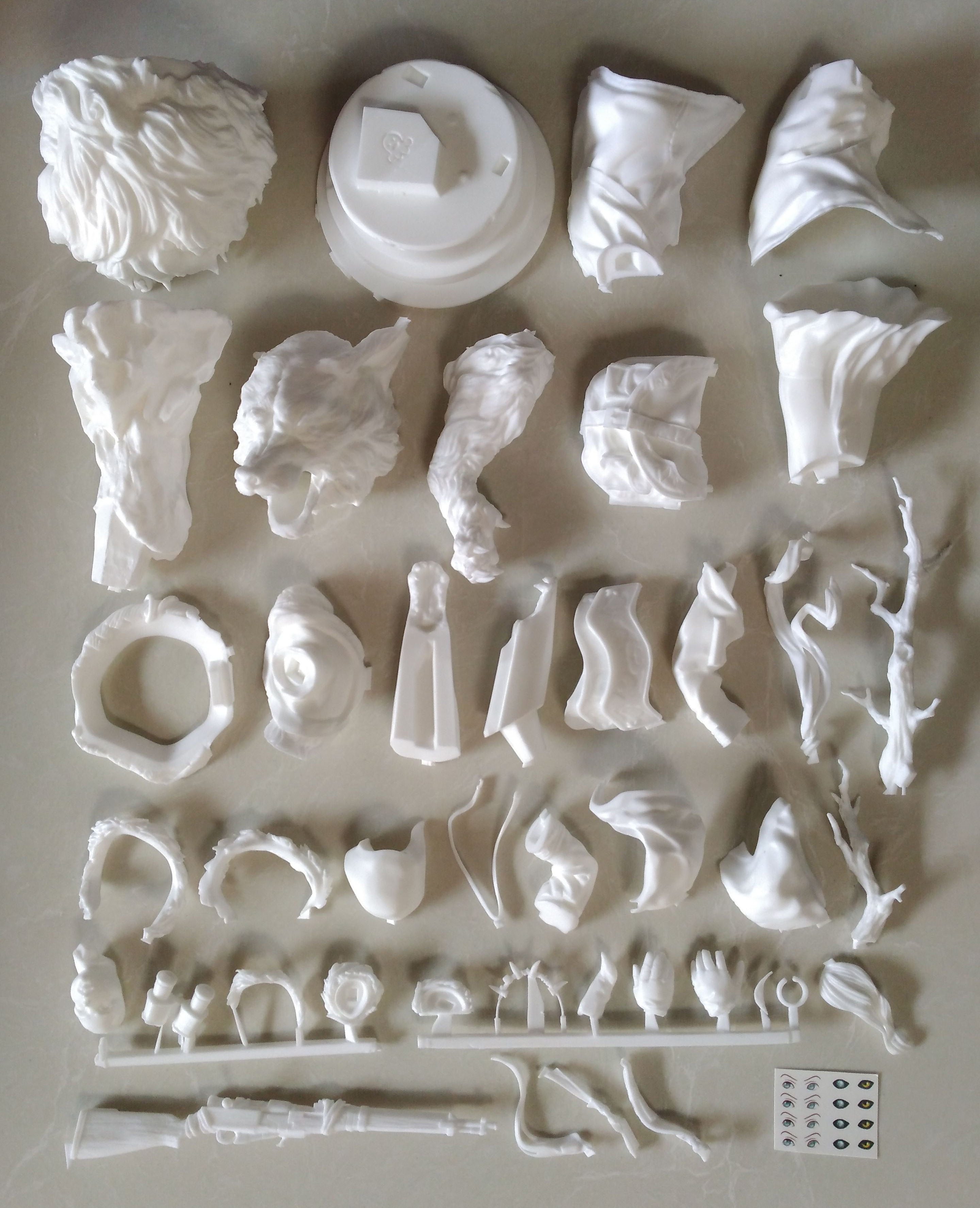 Resin Figure Kit　Bitten　Garage Kit Unpainted Garage Resin Model Kit