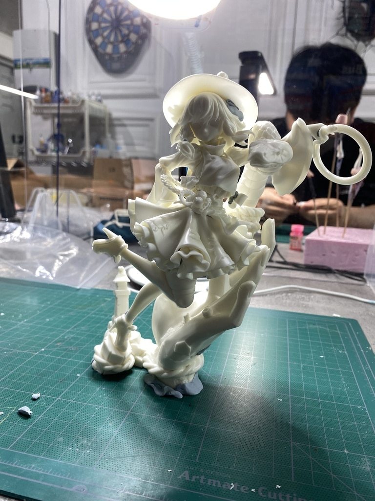 Garage Kit GK hand do resin die.it Su Ya Suwa visits son