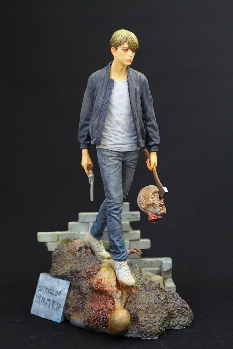 Garage Kit  Resin Figure Kit Survivors of GK hand do resin die.it WF2017 winter survival: 04 hunter die.it spot