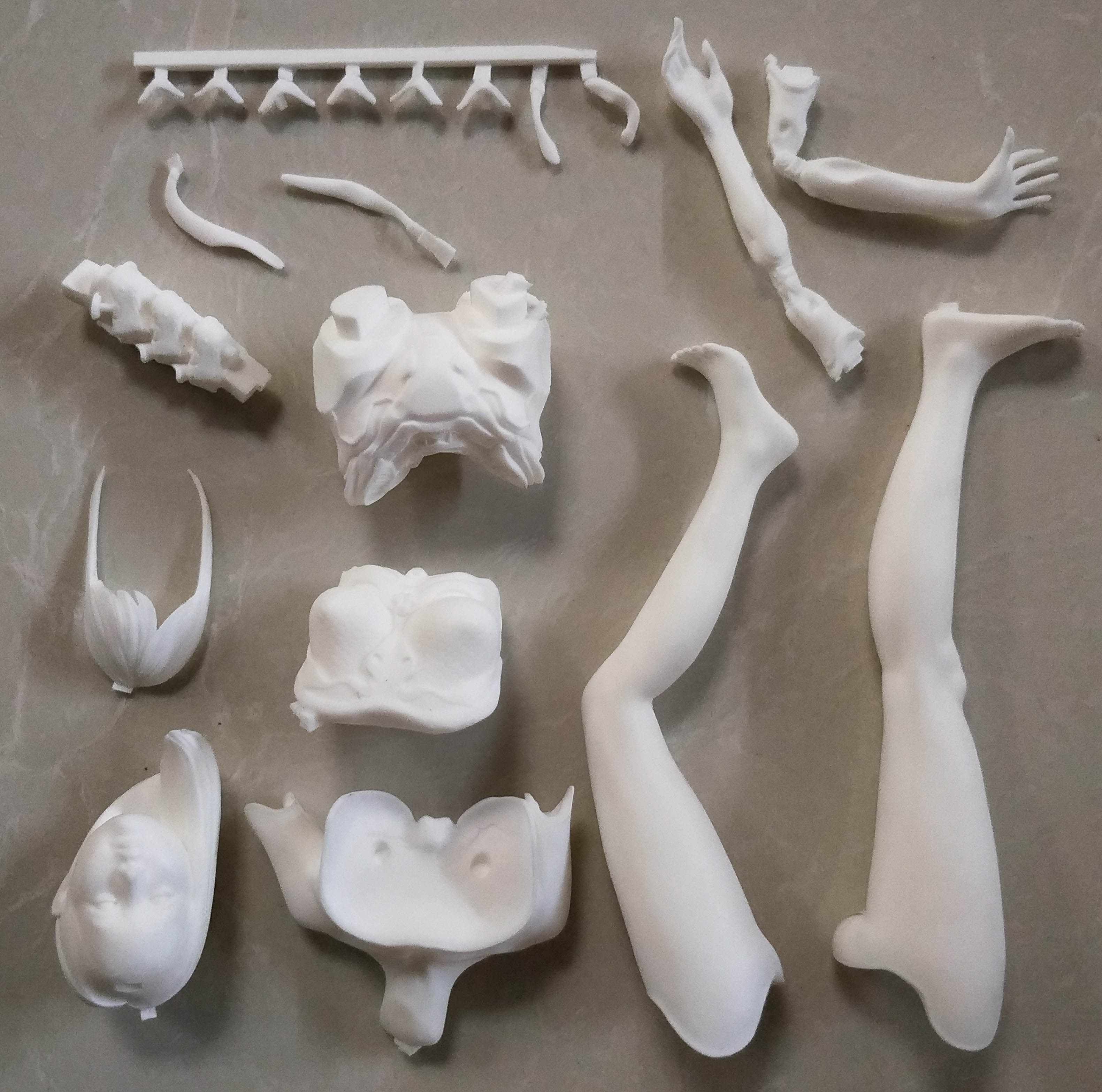 Garage Kit Unpainted Garage Resin Model Kit 1/6 Original Android 
