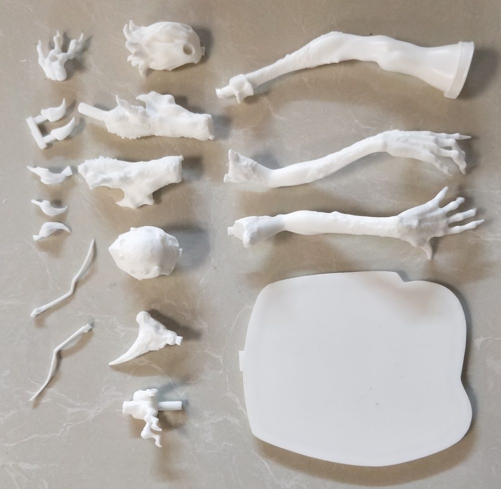 Garage Kit Unpainted Garage Resin Model Kit　The Extreme Devil　Red shadow girl　Resin Figure Kit