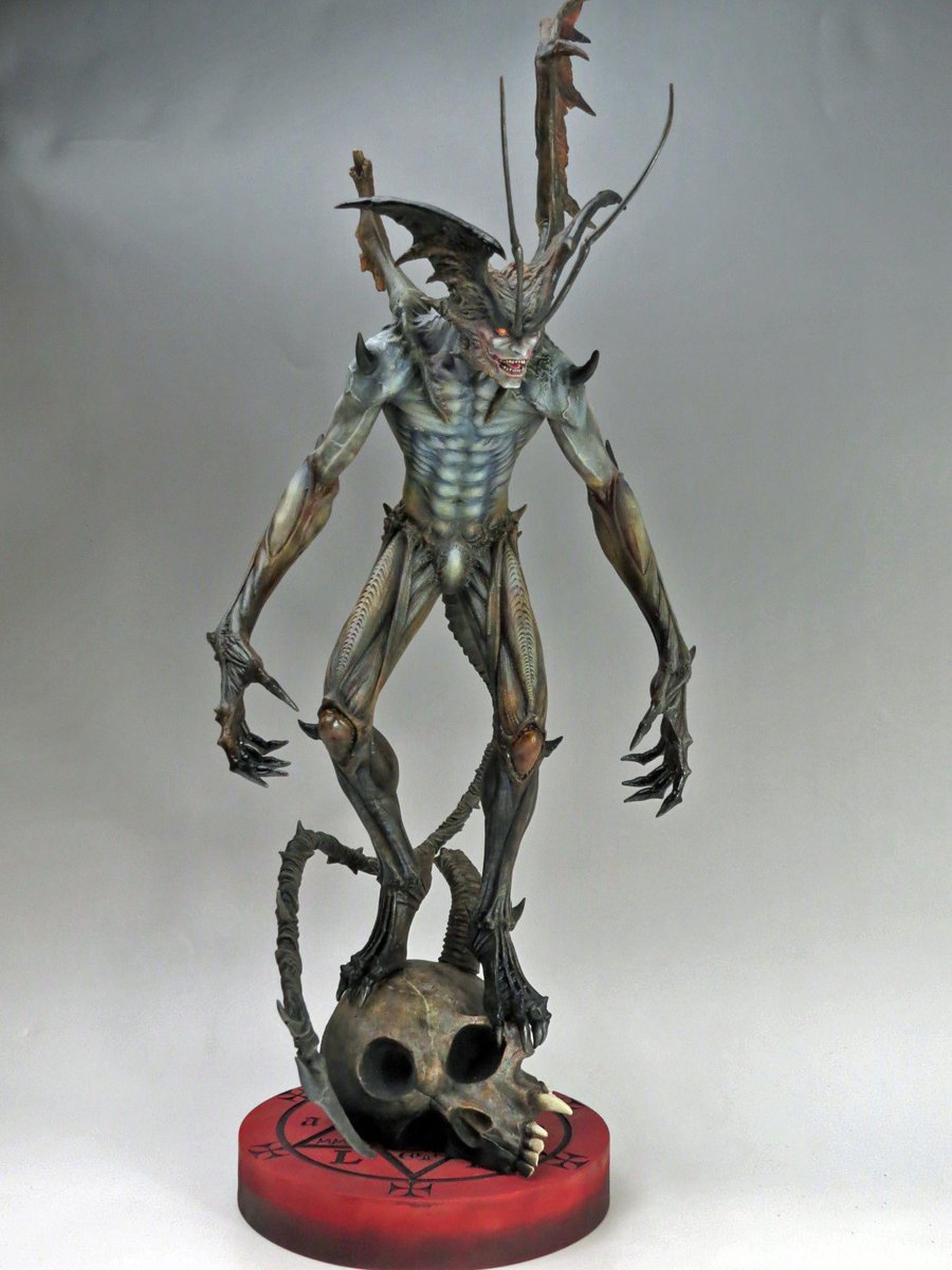Garage Kit  hand do resin die.it WF2017 winter 1/6 AMON devil man red tail is VER. Die.it spot