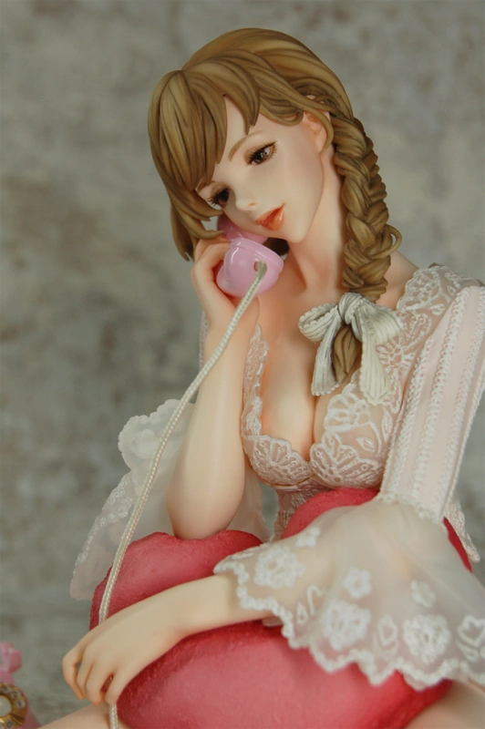 Garage Kit  Telephone girl Garage Kit Unpainted Garage Resin Model Kit