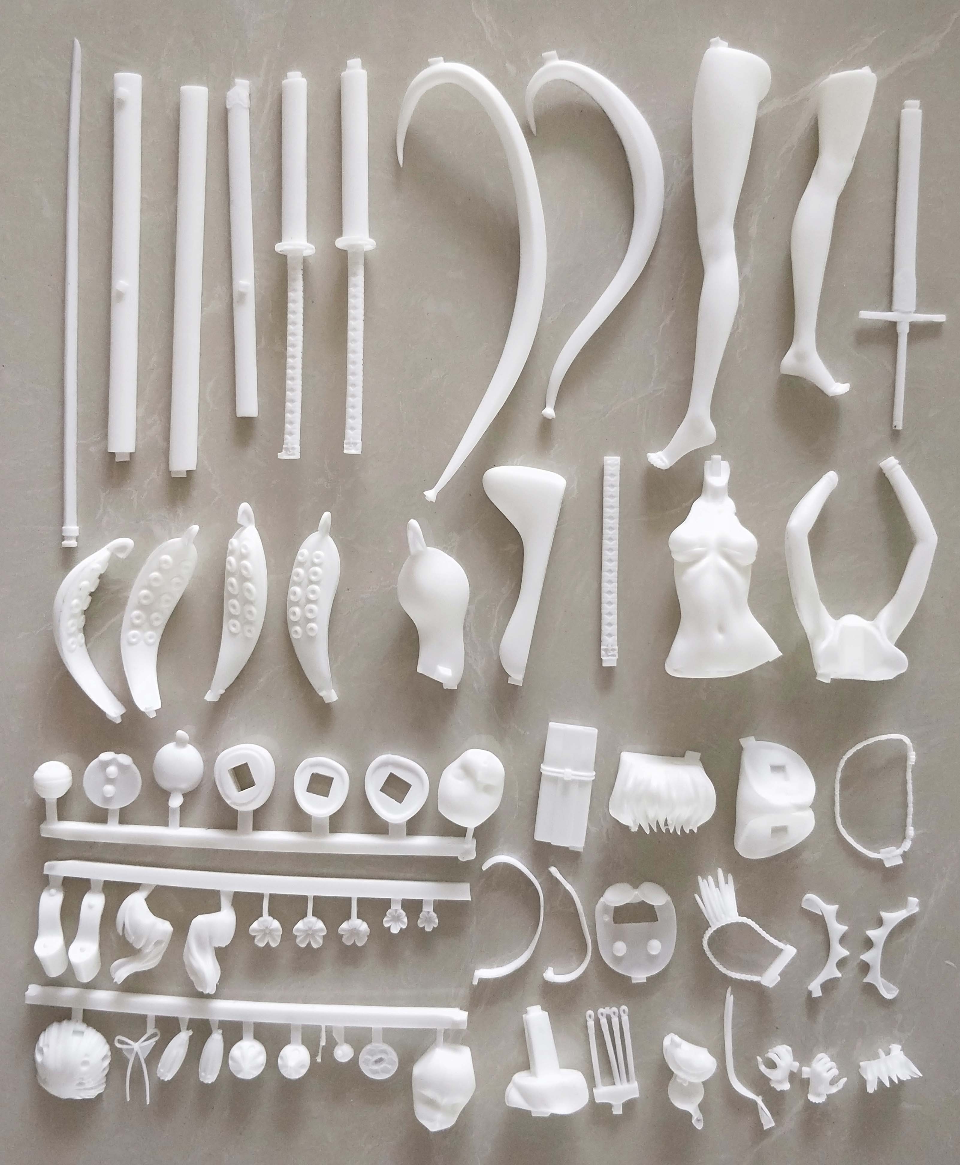 Garage Kit Figure Resin White Model WF2020 Winter Fate Swimsuit Katsushika Hokusai (Ayo) White Model