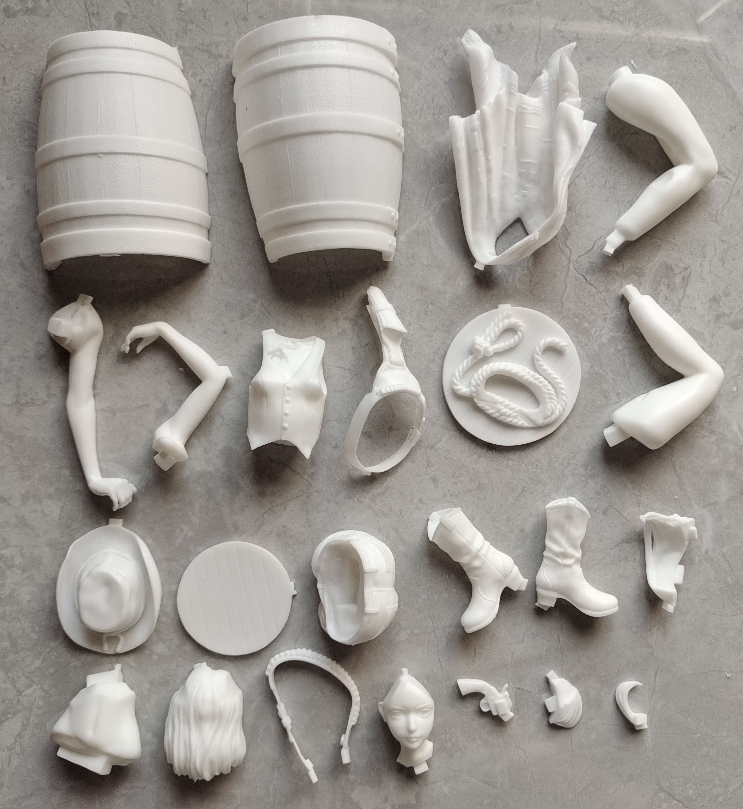 Garage Kit white model WF2019 summer COWGIRL LIV