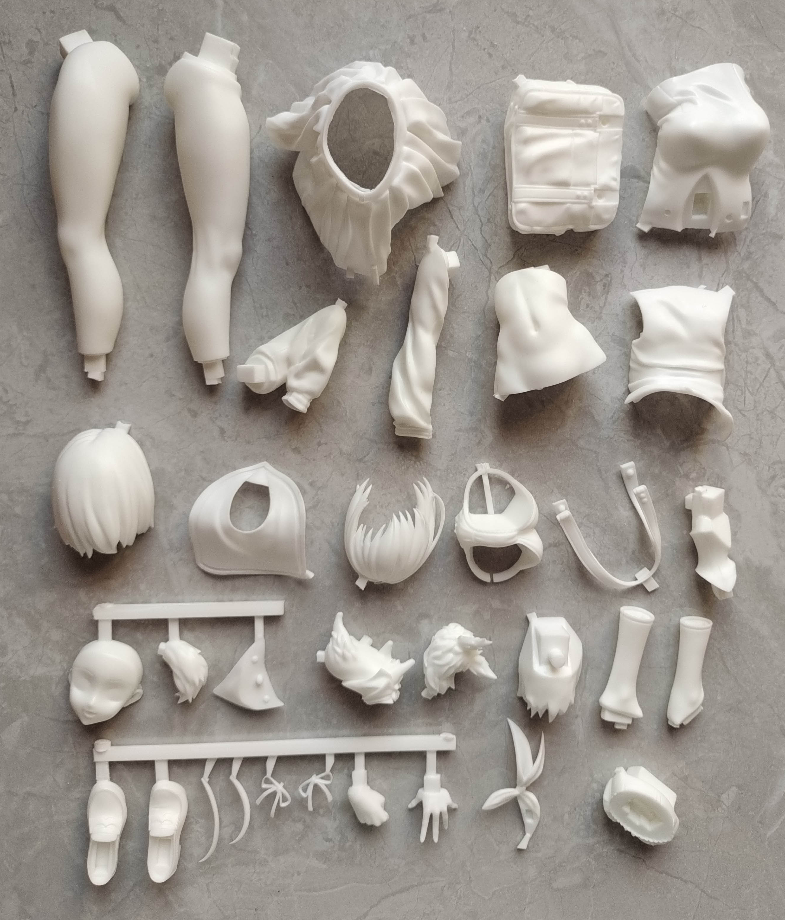 Garage Kit  hand-made resin white mold WF2022 summer uniform Matthew White mold