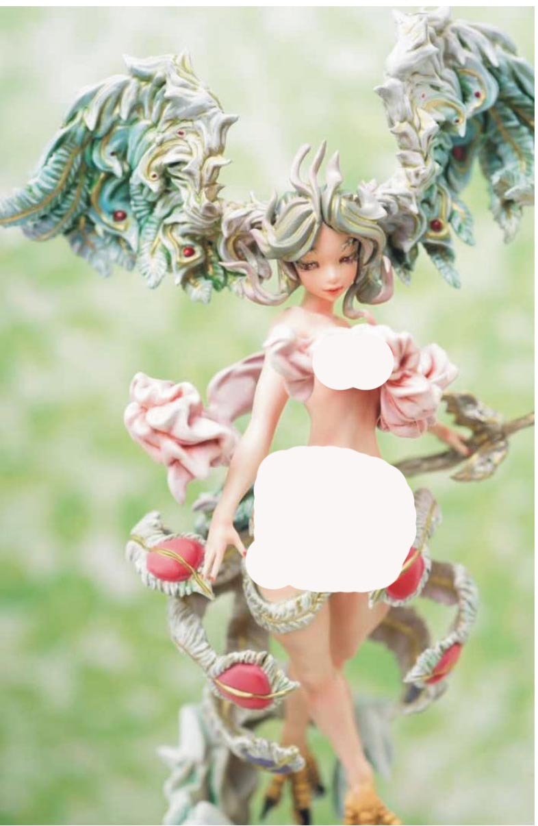 Resin Figure Kit　Feather root　Garage Kit Unpainted Garage Resin Model Kit