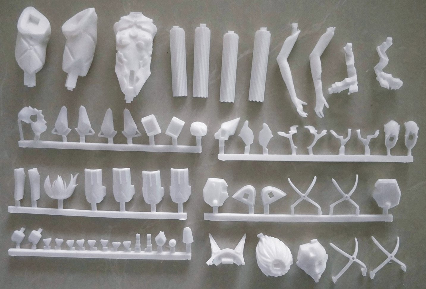 Garage Kit  Hand-made Resin White Mold Machine Mother Nova White Mold