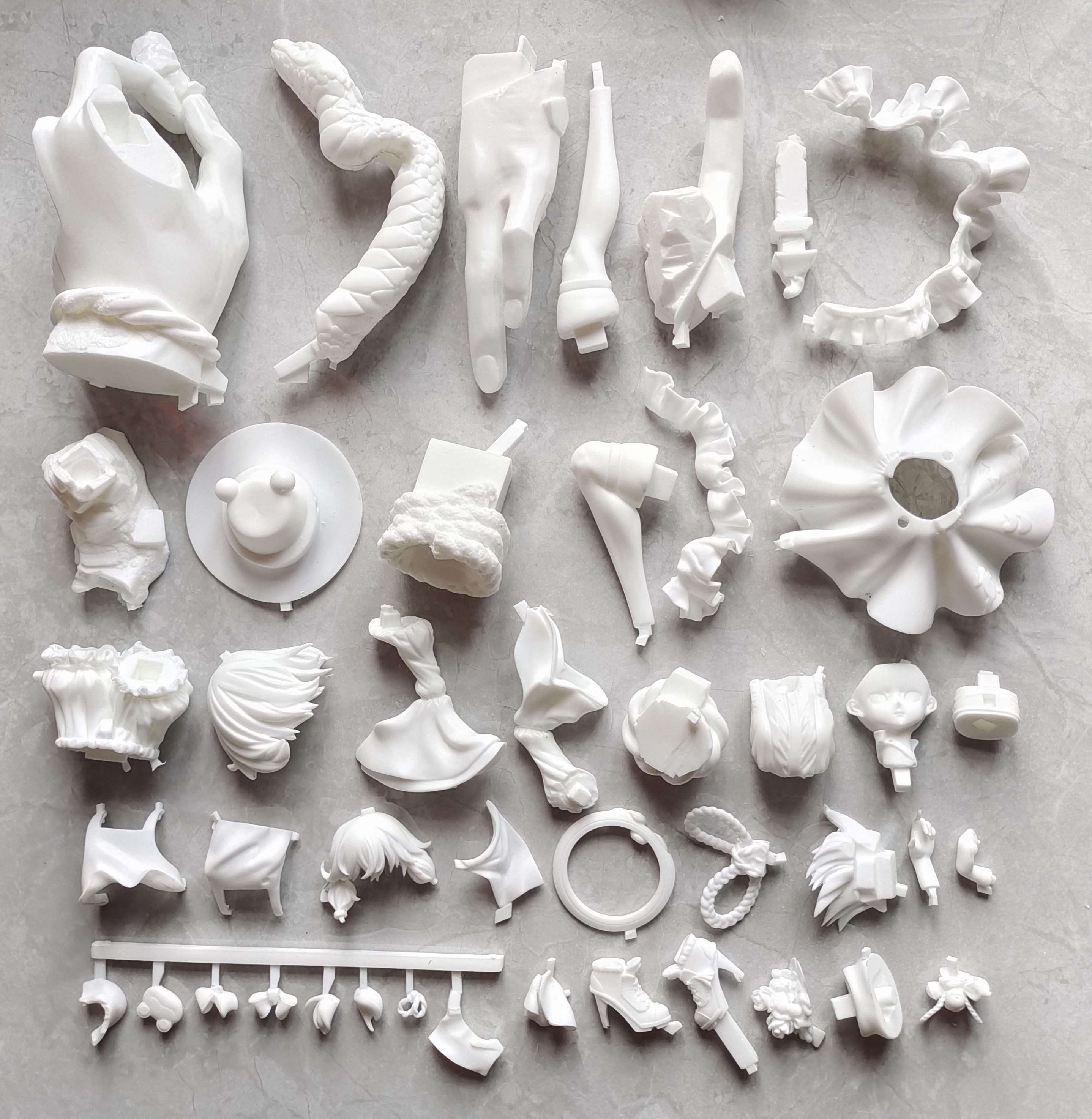 Garage Kit GK hand do resin die.it Su Ya Suwa visits son